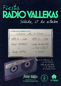 Fiesta Radio Vallekas 15 octubre 2022